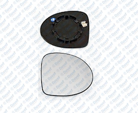 SWAPP 34220 Dis Dikiz Ayna Cami Elektrikli Isitmali Convex Camli Sag Clio Symbol 08>13